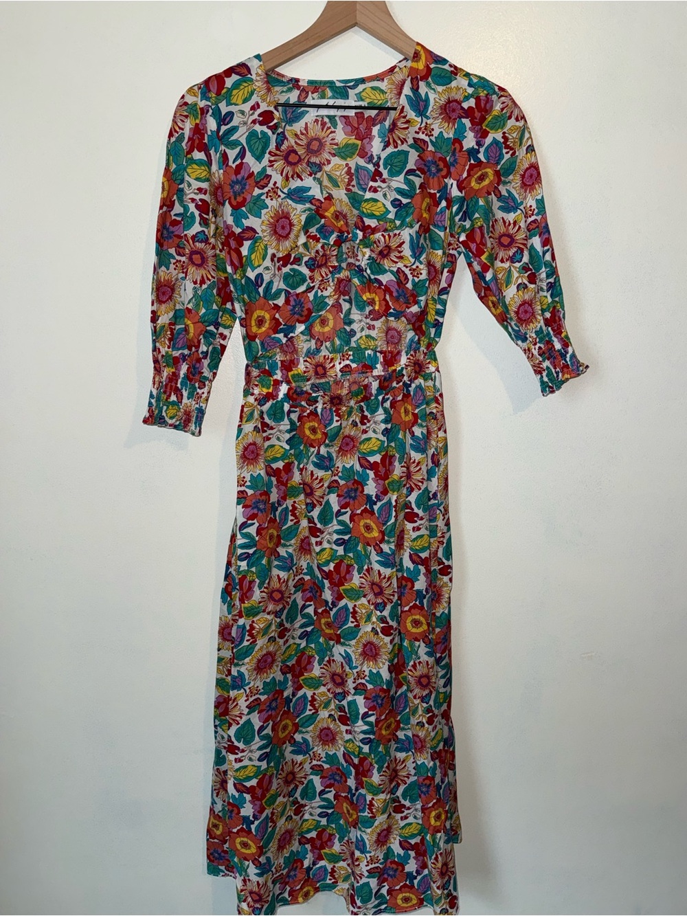 Petal & Pup Multicolor Floral Midi Dress